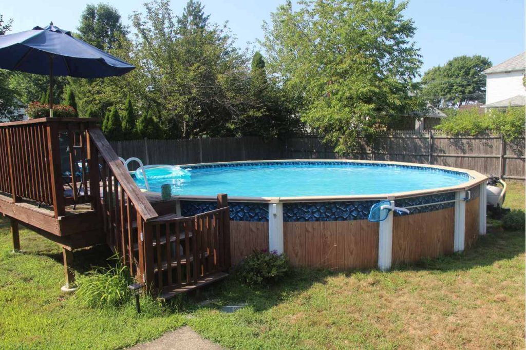 above ground plunge pool