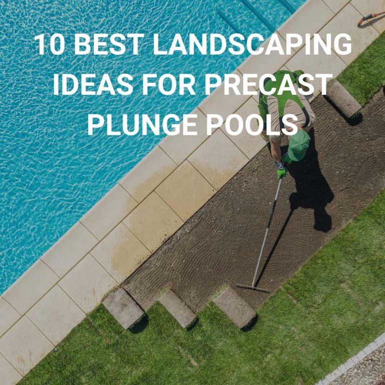 beautiful Landscaping for Precast Plunge Pools
