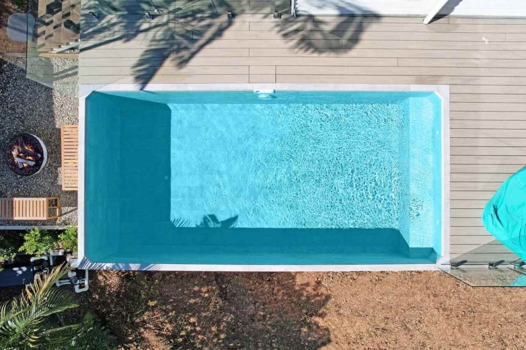 Custom rectangle plunge pool