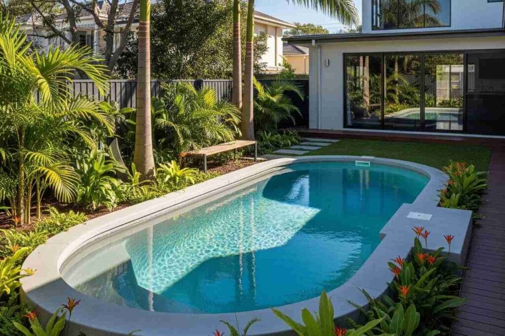 oval precast plunge pool - precast plunge pools - Precast Plunge Pools: Complete Guide to Design & Installation by Plunge Pools Brisbane