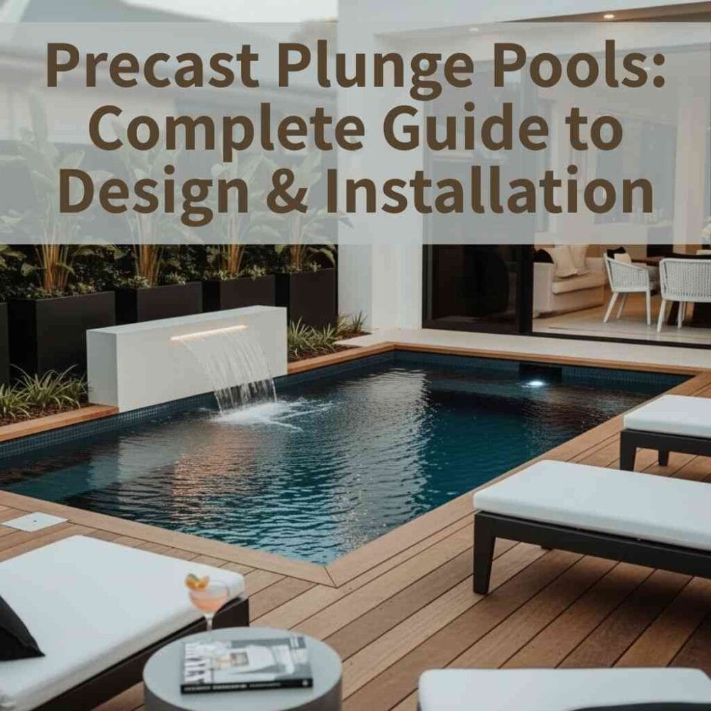 Precast Plunge Pools Complete Guide to Design & Installation