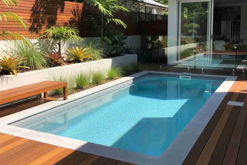 rectangle precast plunge pool - precast plunge pools - Precast Plunge Pools: Complete Guide to Design & Installation by Plunge Pools Brisbane