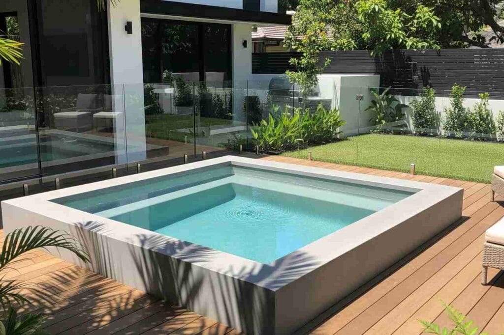 square precast plunge pool - precast plunge pools - Precast Plunge Pools: Complete Guide to Design & Installation by Plunge Pools Brisbane